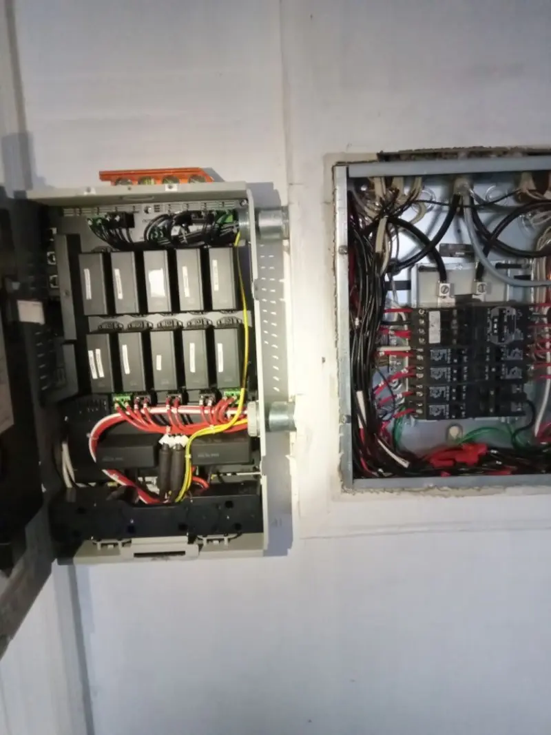 Electrical panel upgrade completed for Indoor Lighting Installation in Hopewell